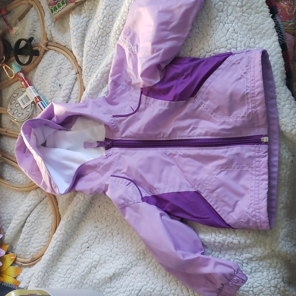 Columbia Girls Rain Jacket 12 months Purple